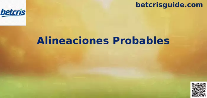Alineaciones Probables análisis fútbol